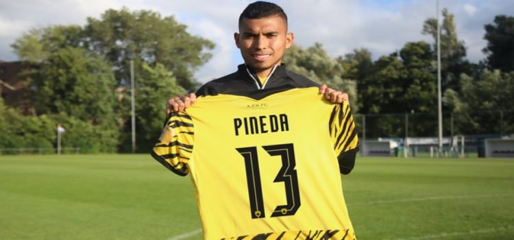 Presentan a Orbelin Pineda en Grecia