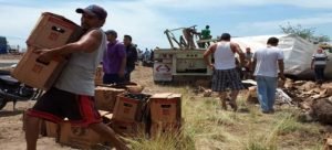 Aplican rapiña a tráiler con cerveza