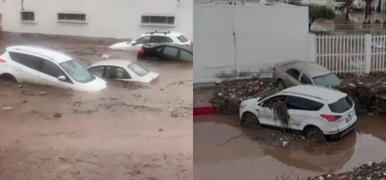 Guaymas y Empalme en alerta roja por lluvias