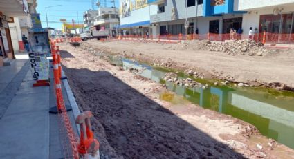 Fugas de agua ‘atrasan’ avance de obra de la avenida Serdán