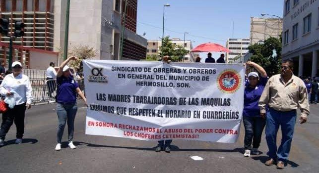 Esperan 45 contingentes en desfile por Día del Trabajo 