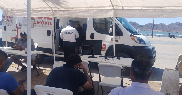 Instalan módulo REPUVE para la regularización de vehículos chuecos en Guaymas