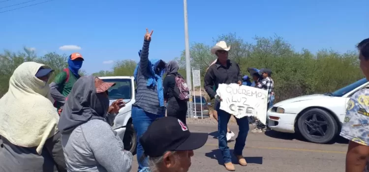 Tras casi seis días sin luz, en Guaymas cierran carretera en protesta