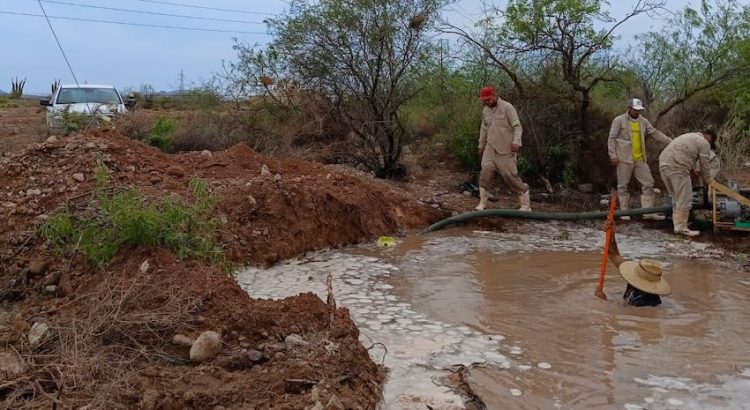 Fuga de agua afectará al 70% de la población en Guaymas-Empalme