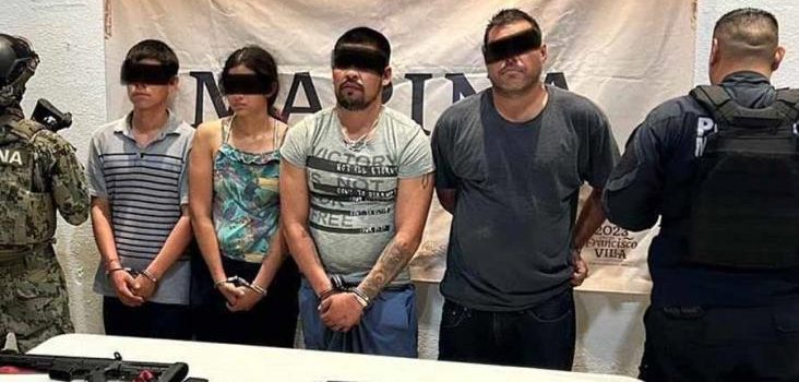 “Caen” en Guaymas 4 personas con armas y auto robado