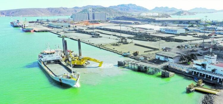 Modernización del Puerto de Guaymas lleva 33% de avance