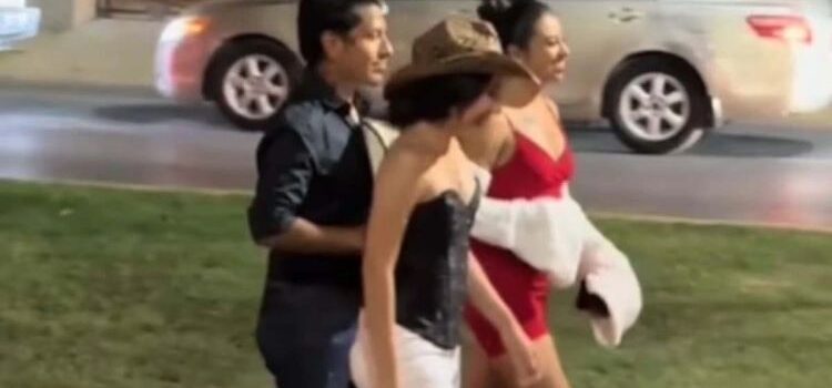 [VIDEO] Jóvenes se disfrazaron de Angela Aguilar, Nodal y Cazzu para el Halloween