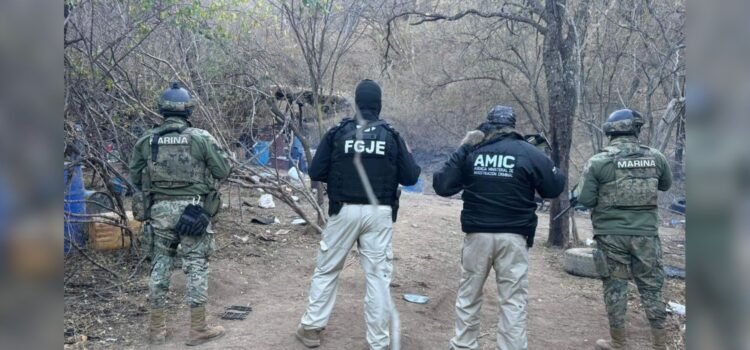 Aseguran narcolaboratorio en Álamos, al sur de Sonora