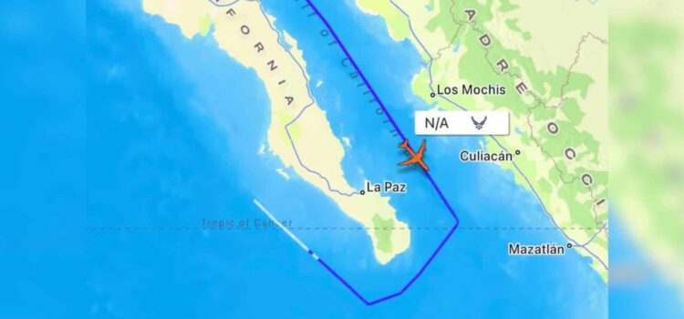 Secretaría de Defensa niega que avión militar de EU sobrevolara zonas de México: Fue “sobre aguas internacionales”