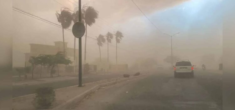 Se espera en Sonora vientos de 75 km/h por combinación de masas de aire caliente