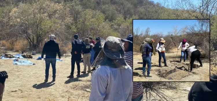 Madres Buscadoras de Sonora hallan fosa clandestina
