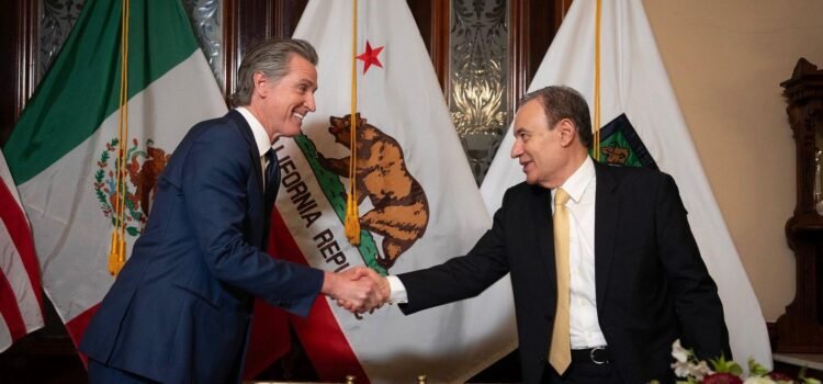 Gobernadores de Sonora y California firman acuerdo para impulsar el desarrollo sustentable