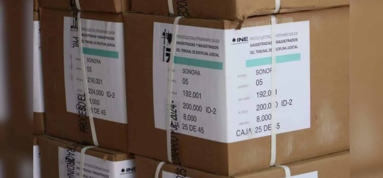 INE Sonora aclara que no hay errores en boletas para elegir a candidatos del Poder Judicial