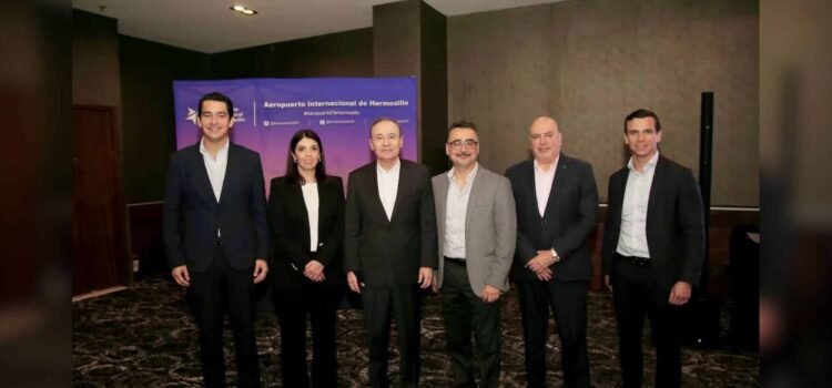 Es Sonora referente de conectividad y turismo con inversión aeroportuaria: gobernador Durazo