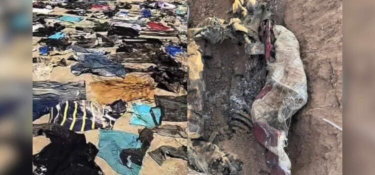 Localizan más de 40 prendas y restos óseos en zona rural de Sonora; era ocupado por un grupo armado