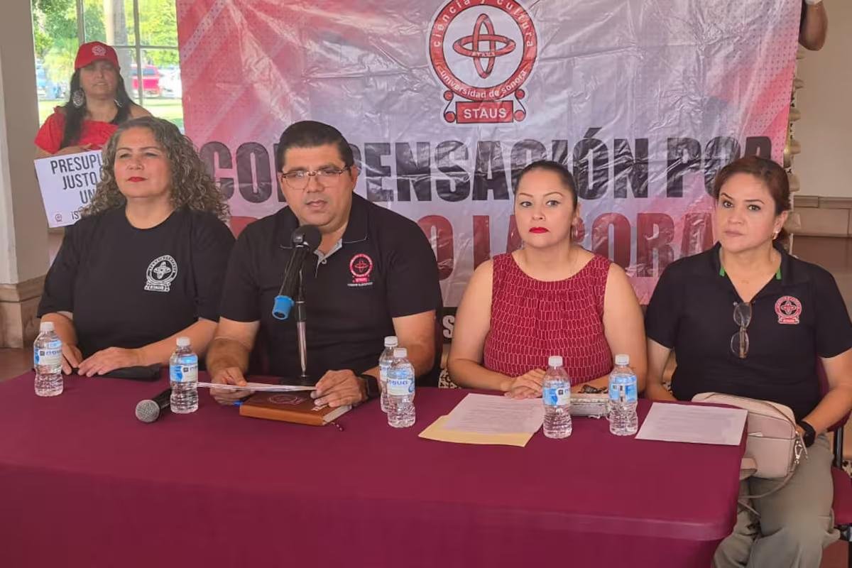 Staus advierte estancamiento crítico en negociaciones y riesgo de huelga en la Universidad de Sonora